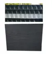 Koi- und Bonsaipark Herdecke 10 x Premium Hart PVC - Sichtschutzstreifen für Doppelstabmattenzaun Sichtschutz 2520mm x190mm x1,3mm (Anthrazit RAL7016)