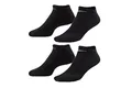Nike 6 Paar Everyday Cushioned Sneakersocken Socken Weiß Schwarz Unisex SX7673, Farbe:Schwarz, Socken Neu:42-46