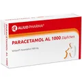 Paracetamol AL 1000 Zäpfchen bei akuten Schmerzen und Fieber