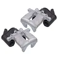 BESTPRICE 2x Bremssattel hinten links und rechts mit Stellelement für elektronische Festellbremse Bremszange, Kompatibel mit A udi A6 Allroad C6 (4FH), A6 C6 (4F2), A6 C6 Avant (4F5)