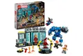 LEGO® Iron Mans Labor: Halle der Rüstungen (76315), LEGO Super Heroes Konstruktionsspielsteine, (384 St), Made in Europe