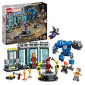 LEGO | Marvel Iron Mans Labor: Halle der Rüstungen - Superhelden Spielzeug mit Einer Mech Figur, 5 Minifiguren inkl. Aldrich Killian - Avengers Geschenk für Jungen und Mädchen ab 8 Jahren 76315