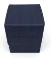 Docsmagic.de Premium Magnetic Flip Box (100) Blue + Deck Divider - MTG PKM YGO -