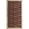 Zaun Teilelement Weidengeflechtzaun Labo-3D geschlossen 94 x 180 cm braun - Naturbelassen