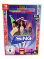 Lets Sing 2026 Switch + 2 Mikrofone Spiel Karaoke Nintendo Neu OVP