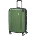 Travelite City Trolley mit 4 Rollen M 68cm EXP 78 Liter - Grün Koffer24