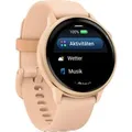 vívoactive 6, Smartwatch pink dawn/pink dawn metallic, 42 mm, Silikon-Armband