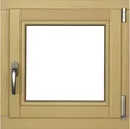 Holzfenster Kiefer lackiert 600x600 mm DIN Rechts