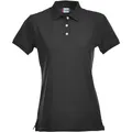 New Wave Stretch Premium Polo Damen - schwarz