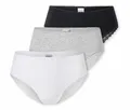 3 Schiesser Brazilian-Slips - Damen - Gr. 42 - schwarz
