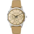 ADORA AD8468 Uhr Herrenuhr Armbanduhr Quarzuhr Edelstahl Leder braun