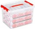 Sunware Weihnachtskugel-Box 22 l 60 Kugeln Weihnachten Kugeln Aufbewahrung