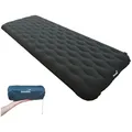 Skandika Isomatte Elite Air Single | aufblasbare Matratze, kleines Packmaß, 200 x 75 cm, leistungsstarkes Ventil, 16 cm Höhe, Outdoor Luftmatratze, Ultraleicht, Tragetasche | für Camping und Wandern