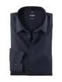 Olymp Hemd Slim Line, Bügelfrei Dunkelblau New Kentkragen in Langarm (64 cm) Modern Herren, Marine, 40