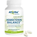 APOrtha® Homocystein Balance mit Vitamin B12, B6, Folsäure (5-MTHF), Cholin, Betain - vegane Kapseln 120 St