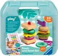 Ravensburger Spielwelt Küche Play+ Steck- und Spiel-Set Fingerfood 12034060