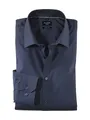 OLYMP Herren Businesshemd Langarm No.Six,Einfarbig,super Slim,Urban Kent,Marine 18,46