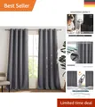 Moderne blickdichte Gardinen mit Ösen H 245 x B 140 cm - Ideal für jedes Zuhause