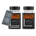 TRISTARcolor Autolack Lackstift Set für Audi LY7H Akoyasilber Metallic Basislack Klarlack je 50ml