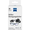 ZEISS Brillenputztücher Brillen-Reinigungstücher, feucht, 13 x 15 cm, aus Zellstoff, 30 Stück