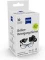 ZEISS Brillen-Reinigungstücher mit Alkohol 30 Stück NEUE REZEPTUR