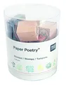 Rico Design Paper Poetry Stempelset Natur - Holzstempel mit Stempelkissen zum Basteln für Kinder - 15 Motive - Stempel aus Holz DIY, 8 x 8 x 9.5 cm