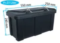 Deichselbox Blackit 2, Werkzeugkasten, Staubox, Anhänger Staukiste, Daken B23-2