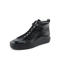 Paul Green Damen Hightop-Pauls, Frauen High-Top Sneaker,schnürschuhe,schnürer,schnürstiefeletten,mid Cut,Halbschuhe,Schwarz (Black),42 EU / 8 UK
