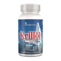 [455,94€/1Kg] Krillöl Kapseln – Omega 3, EPA, DHA hochdosiert –BIOMENTA- 90 St.