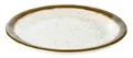 Teller Servierteller Buffetteller Melamin beigebraun Porzellanoptik Ø 19 cm