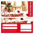 200 Geschenkgutscheine (Gedeck-702) Gutscheine Gastronomie Restaurant Feier