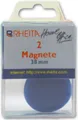 Rheita Magnet 8 (4x 2) farbige Magnete / Durchmesser: 38mm