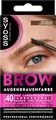 Syoss Augenbrauen Kit Augenbrauenfarbe 5-1 Hellbraun Stufe 3 (17 ml), Augenbrauen färben für einen natürlichen Look und ein langanhaltendes Ergebnis