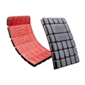 Kneetek Kniepolster MultiPad 250 x 150 x 20mm, 40g, schwarz/rot, 2 Stück