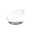 Glasschale INNIS mit schrägem Rand H. 10cm D. 12,5cm Glas Hakbijl