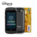 Unihertz Jelly Pro Das Kleinste Entsperr Phone Android 8.1 4G Smartphone Schwarz