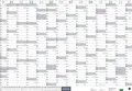 Kalender 2026 - Mega-Posterplaner, silber