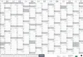 Mega-Posterplaner, silber 2026 | Heye | Kalender | Bürokalender Heye | LOSEBL