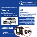 Für SKODA Fabia Fliessheck III Typ NJ3 11.2014-07.2018 AHK abn. +7pol sp. E-Satz