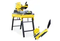 BAMATO Steintrenner STRM-355 Steintrennmaschine 2,2 kW 350mm Diamanttrennscheibe 230V, 45° schwenkbar, 120mm Schnitthöhe, Steinsäge, Kühlung, Fahrwerk