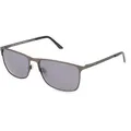 Jaguar J 7368 Herren-Sonnenbrille Vollrand Eckig Metall-Gestell, grau