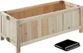 tectake® Hochbeet Blomster klappbar 70 x 30 x 25 cm, Belastbarkeit 50 kg