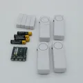 kwmobile allarme per porte e finestre - set da 4 dispositivi antifurto wireless