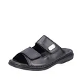 Rieker 25590, Herren Pantoletten, Schwarz (schwarz), 45 EU (10.5 UK)