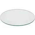 Relaxdays Glasplatte ESG Transparent Hitzebeständig 40 cm 2,5 kg