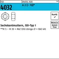 100er PACK(Stk) BUFAB 004032920009040000 Sechskantmutter ISO 4032 M 4 A 2