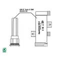 JBL GmbH & Co. KG UVC-Klärer Ersatzteil Gehäuse incl. Halterung + Glas für UV-C 5 W
