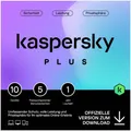 Kaspersky Plus (1 User, 10 Geräte/User, 12 Monate) (KL1042GDKFS-P-ESD)