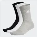 adidas Performance Funktionssocken CUSHIONED CREW SOCKEN, 3 PAAR (3-Paar) grau L (43/45)