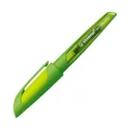 STABILO - Schulfüller mit Standard-Feder M - EASYbuddy in limette/grün - Schreibfarbe blau (löschbar) - Einzelstift - inklusive Patrone